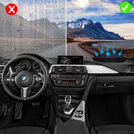 OMECO Dehumidifier Car Cushion 1000 g Reusable Silica Gel Dehumidifier Granules Pack, Against Moisture and Fog in the Car, Eliminate Unpleasant Odours for Cellars, Cabinets, Car, 2 x 500 g