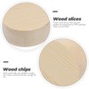 Tofficu 10-Pack Unfinished Round Natural Wood Discs 2 Inch and