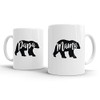 Papa Mama Bear Family Twinpack 11oz Ceramic Novelty 2X Mugs