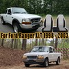Fioqe 2PCS Front 60/40 Cloth High Back Bench Seat Cover