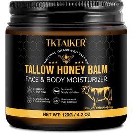 Beef Tallow for Skin, Beef Tallow for Face, Hydrating Tallow Balm