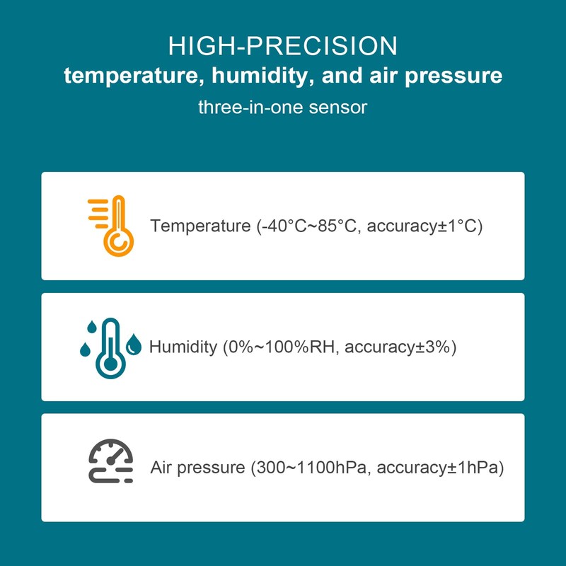 BME280 Environmental Sensor, Temperature Humidity Pressure Module, High Accuracy, I2C/SPI