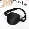 JJUNW Pack of 4 Black Eye Patches, Medical Eye Patch