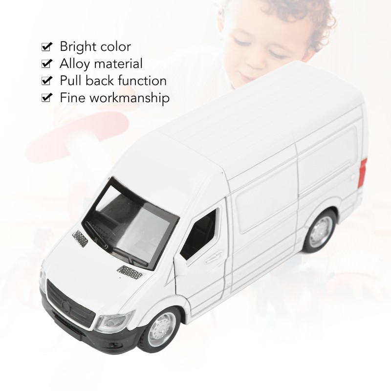 1:32 Diecast Car Toy Model Door Opened Pull Back Light