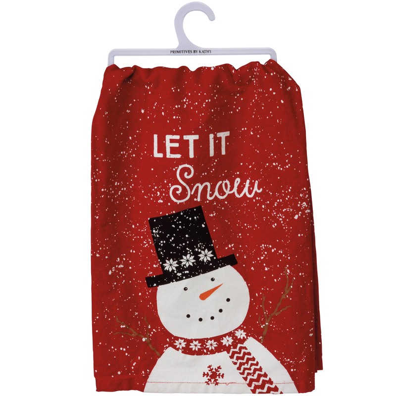 Primitives by Kathy Let It Snow Home Décor Kitchen Towel