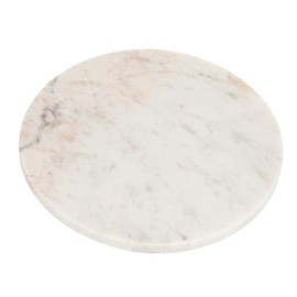 Round White Marble Cutting Board