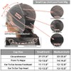 ALHER Small Cap Lace Front Wigs Human Hair Pre Plucked