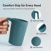 zoeynex Reusable Plastic Cups (12 oz) - Set of 4