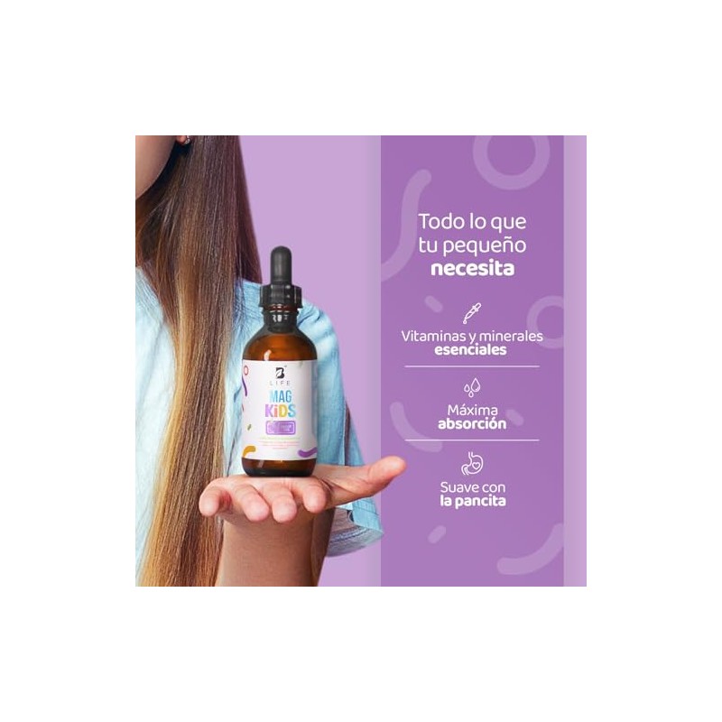 B Life Citrato de Magnesio Niños de 60 ml Sabor