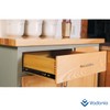 VADANIA 18" Soft Close Drawer Slide, #VK1245, 3-Fold Full Extension,