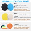 150mm Polishing Pads 5PCS Car Polisher Pads with 2Pcs Wool