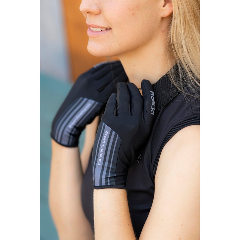 Roeckl Sports Riding Gloves Messara Tournament Summer Gloves Black 8