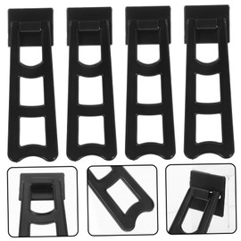 TEHAUX 20pcs Photo Frame Stand Easel Display Shelf Display Shelves Board Brackets Picture Frame Display Racks Photo Frame Holders Photo Frame Back Supports to Rotate Plastic Crystal Plate