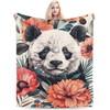 Panda Blanket Panda Fleece Throw Blanket Super Soft Warm Cozy