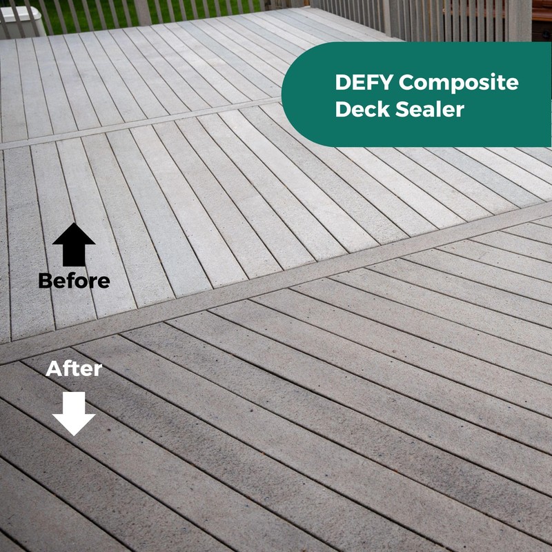 DEFY Extreme Composite Deck Sealer – Crystal Clear Waterproof Sealant