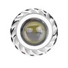 Motorcycle LED Headlight Projector Lens Dual Angel Devil Eye Head