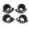 WFLNHB Carburetor Intake Boot Joint Carb Holder with Hose Clamps