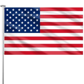 Wentsent American Flag 5x3ft, 150x90cm USA Flag with Brass Eyelets US Flag for 4th July Decorations Memorial Day Independence Day Veterans Day Party Decorations