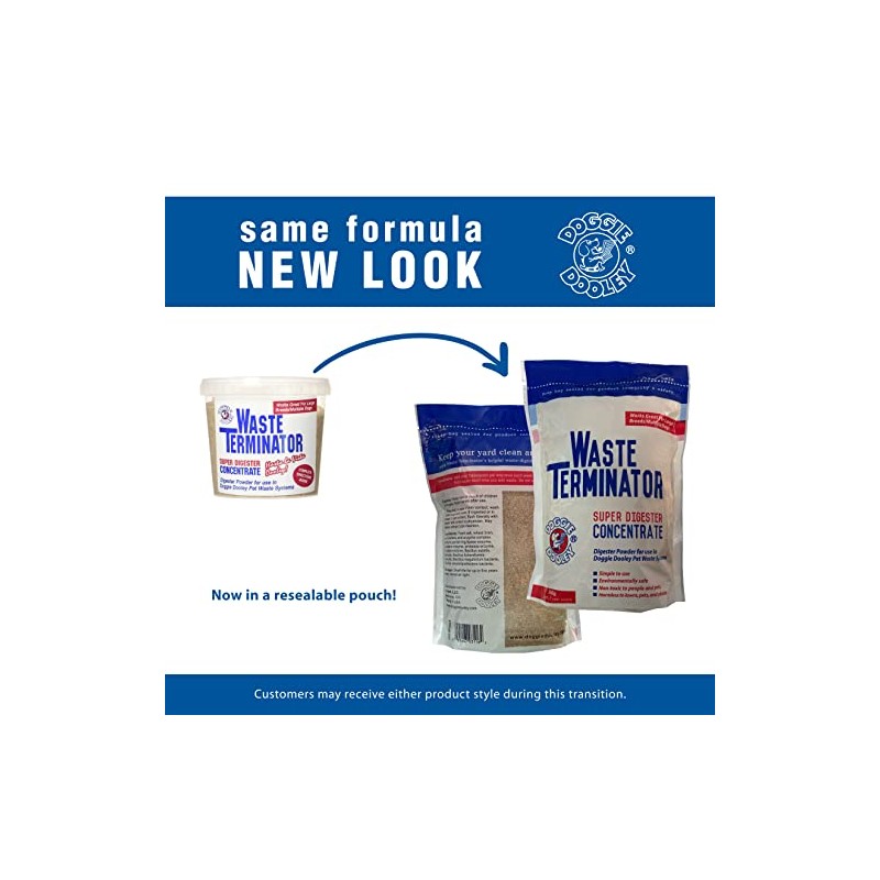 Doggie Dooley 3116 Waste Terminator, 1-Year Supply , 12.69 Ounce