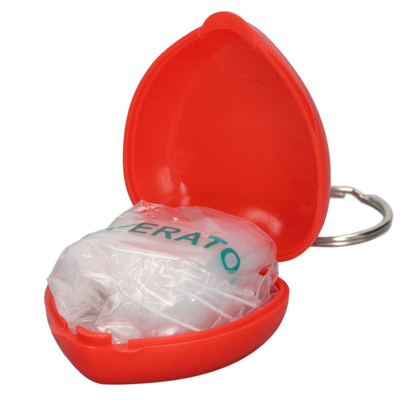 6pcs Cardiopulmonary Resuscitation Face Shield Portable Hygienic Pocket Facial Cover