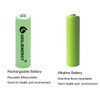 QBLPOWER AA Ni-MH 600mAh 1.2V Rechargable Solar Light Batteries for