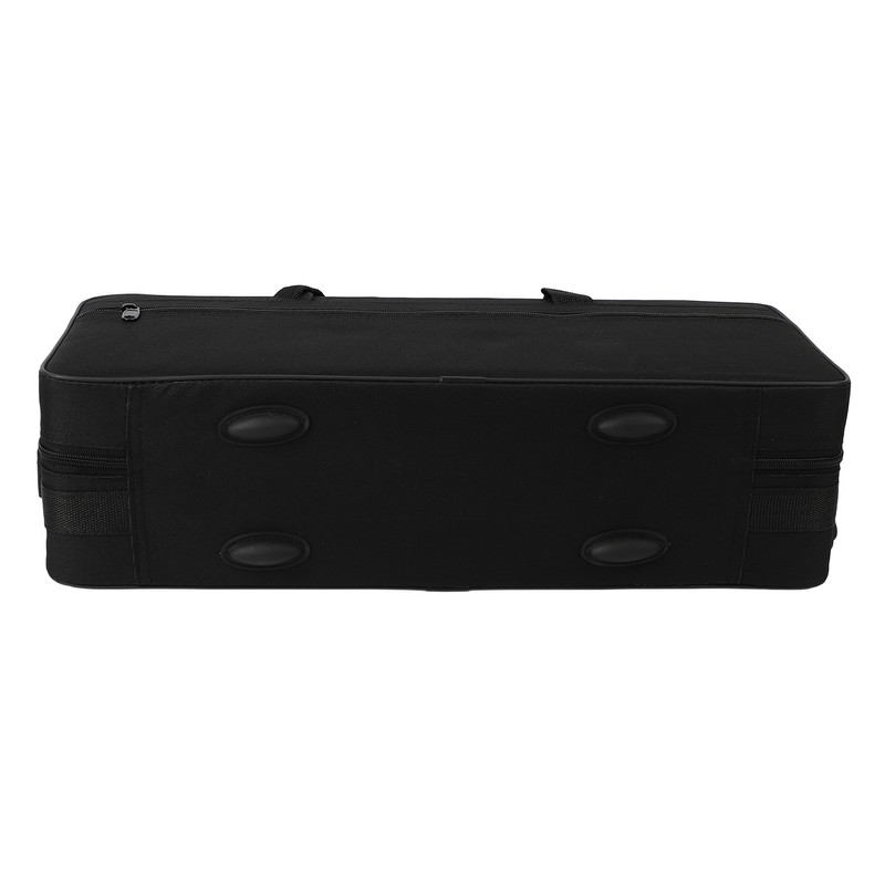 Trumpet Storage Box with Shoulder Strap Multiple Compartments Oxford Cloth