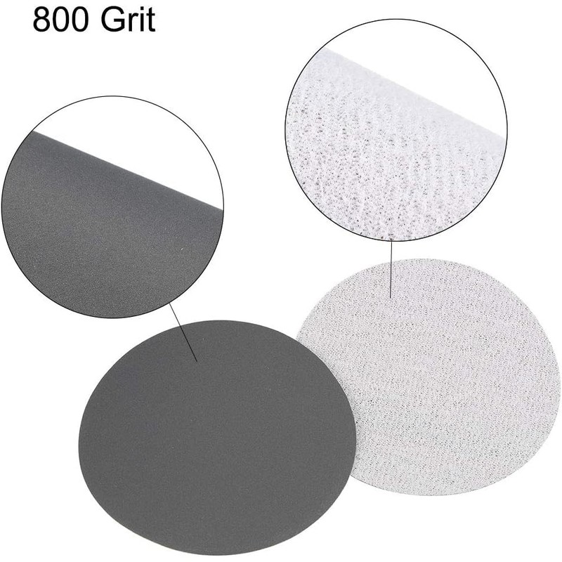 TA-VIGOR 30 Pack 75mm 800 Grit 3" Hook and Loop