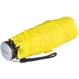 Doppler Super Mini Fibre Compact Pocket Umbrella Extremely Light and Small, Yellow
