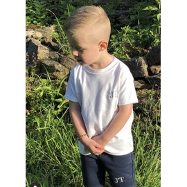 Baby J's - Cognac and Turquoise Coloured Bracelet/Anklet - Premium Amber Bracelet - Handcrafted with 100% Baltic Amber - Fitted with a Safety Screw Clasp - Knotted to Prevent Scattering - 13cm