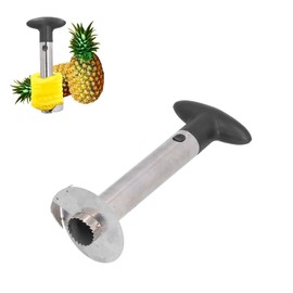 Pineapples Cutter Plastic Stainless Steel Ergonomic Handle Easy to Use Pineapples Corer Kitchen Tool for Fruit Stalls Household Kitchens
