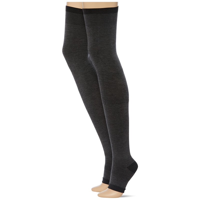 Gunze RIZAP Women's Socks, Compression Over Knee, For Sleeping &