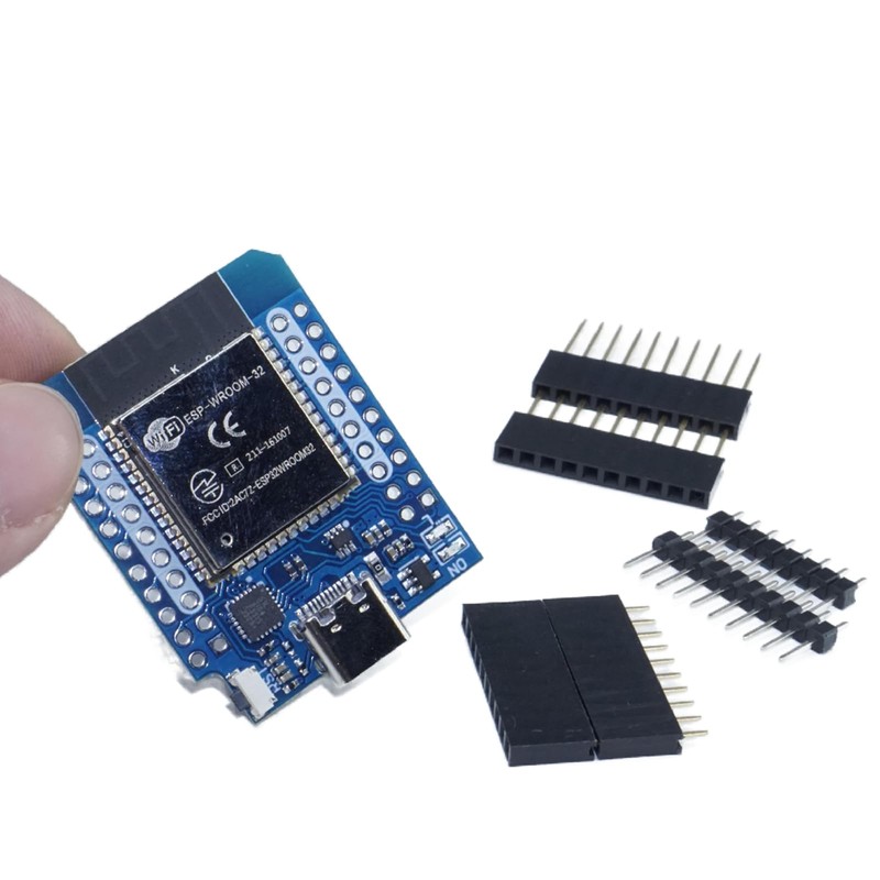 iHaospace 2 x ESP32 Mini USB-C Nodemcu ESP-WROOM-32 WiFi Module