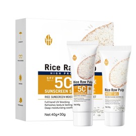 Rice Original Paste Sunscreen Moisturizing Care 2-piece set