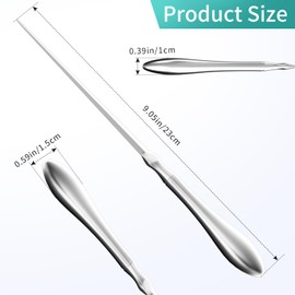 Letter Opener Metal Envelope Opener Knife 9 inch Letter Opening Knife Lightweight Hand Envelope Slitter (1 Pack Silver)