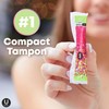 U by Kotex Click Compact Tampons, Super Absorbency, Unscented, 45