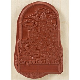 Hero Arts H6354 Wood Stamps, from The Vault Castle Book Plate