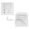 xiwai NEMA 1-15P USA Outlet Saver Power Extension Adapter 2-Prong