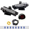 KAKABAS LED DRL Fog Lights Compatible with 2016-2018 Chevy Camaro