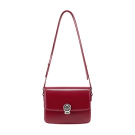 Small Purse Leather Handbags For Women: Red Shoulder Bags Crossbody Bag - Adjustable Straps for Ladies Classic Vacation