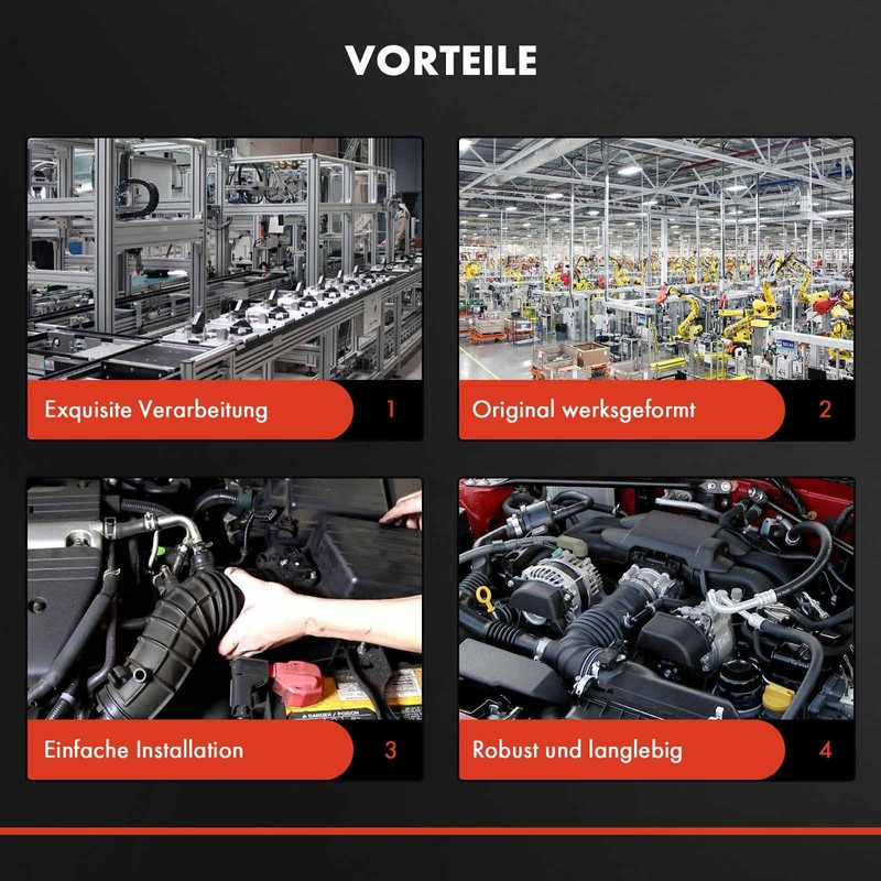 Frankberg Air Filter Intake Hose Diesel Compatible with C-Max DM2