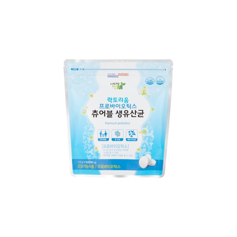 Lactorium Probiotics Chewable Live Probiotics (60 Tablets) / 락토리움 프로바이오틱스