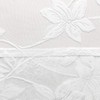 DWCN White Sheer Rod Pocket Curtains - Window Voile Floral