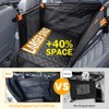 Pecute Dog Car Seat, Back Seat Extender for Dogs, Upgraded