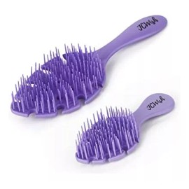 JCWish Paquete De 2 Cepillos Desenredantes Perfumados Greenflex - D