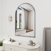 Arched Bathroom Mirror, 24X40 inch Arched Frameless Mirror, Arch Wall