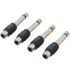 keepdrum ADA050 Audio Adaptor RCA Female to Jack 6.3 mm