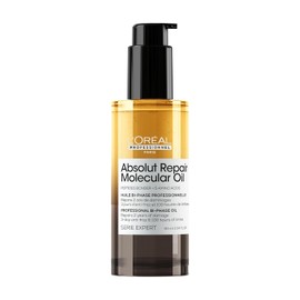 L'Oreal Professionnel Absolut Repair Molecular Aceite Bifásico 90ml | Repara hasta 2 años de daño en un solo uso | Para cabello muy dañado