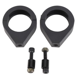 Motorcycle Indicator Holder 41 mm Aluminium Motorcycle Indicator Holder Indicator Clamp Light Holder Shift Fork Clamp Mounting Bracket Black
