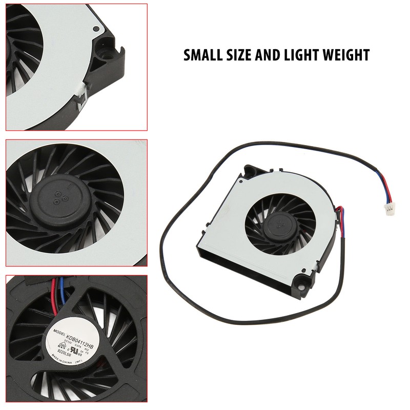 Cooling Fan for Delta 12V 0.07A 3Pin Aluminium Alloy ABS