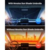 Upgrade Nmoiss Windshield Sun Shade Umbrella - [Vinyl Coating Heat